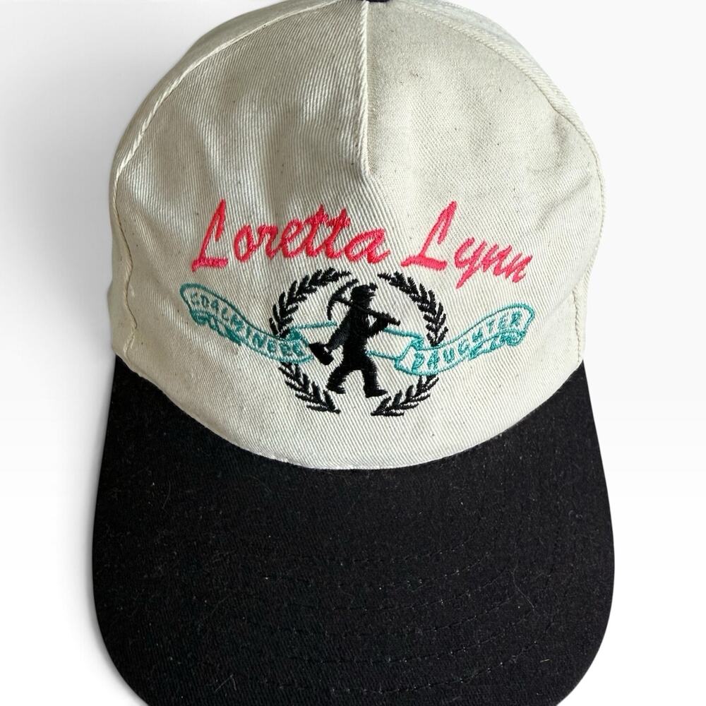Vintage 90’s Loretta Lynn Coal Miners Daughter Cotton Snapback Baseball Cap